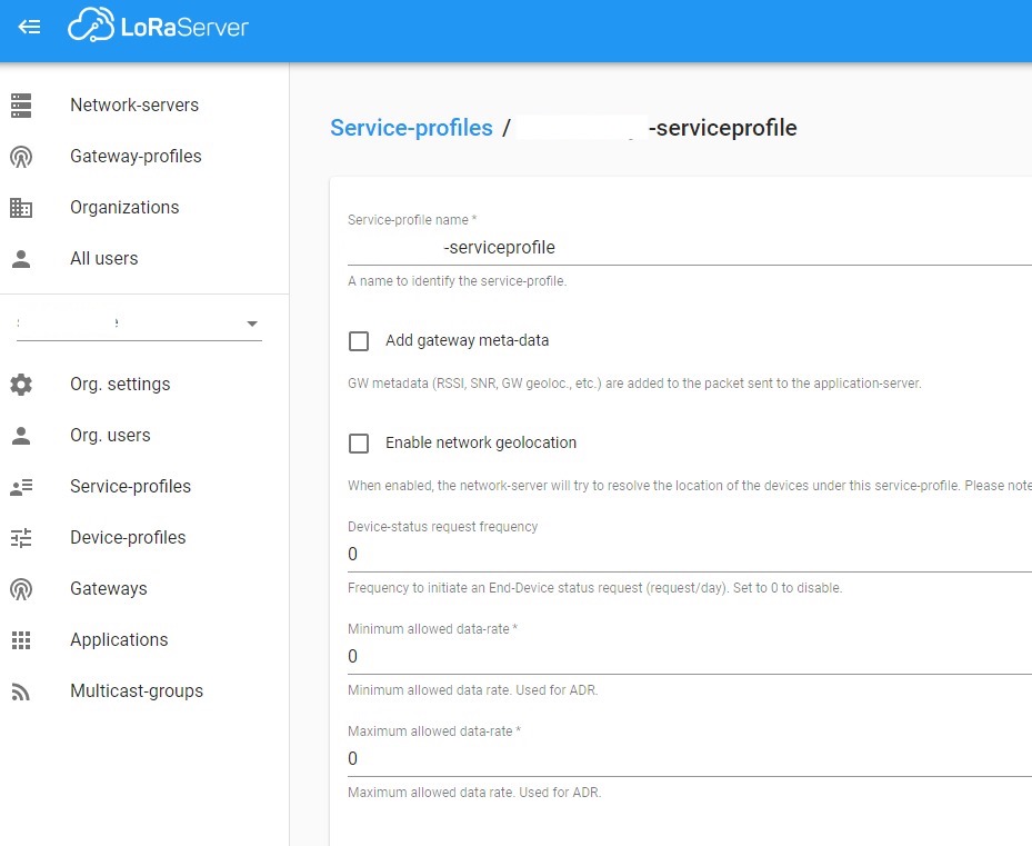 Chirpstack Server