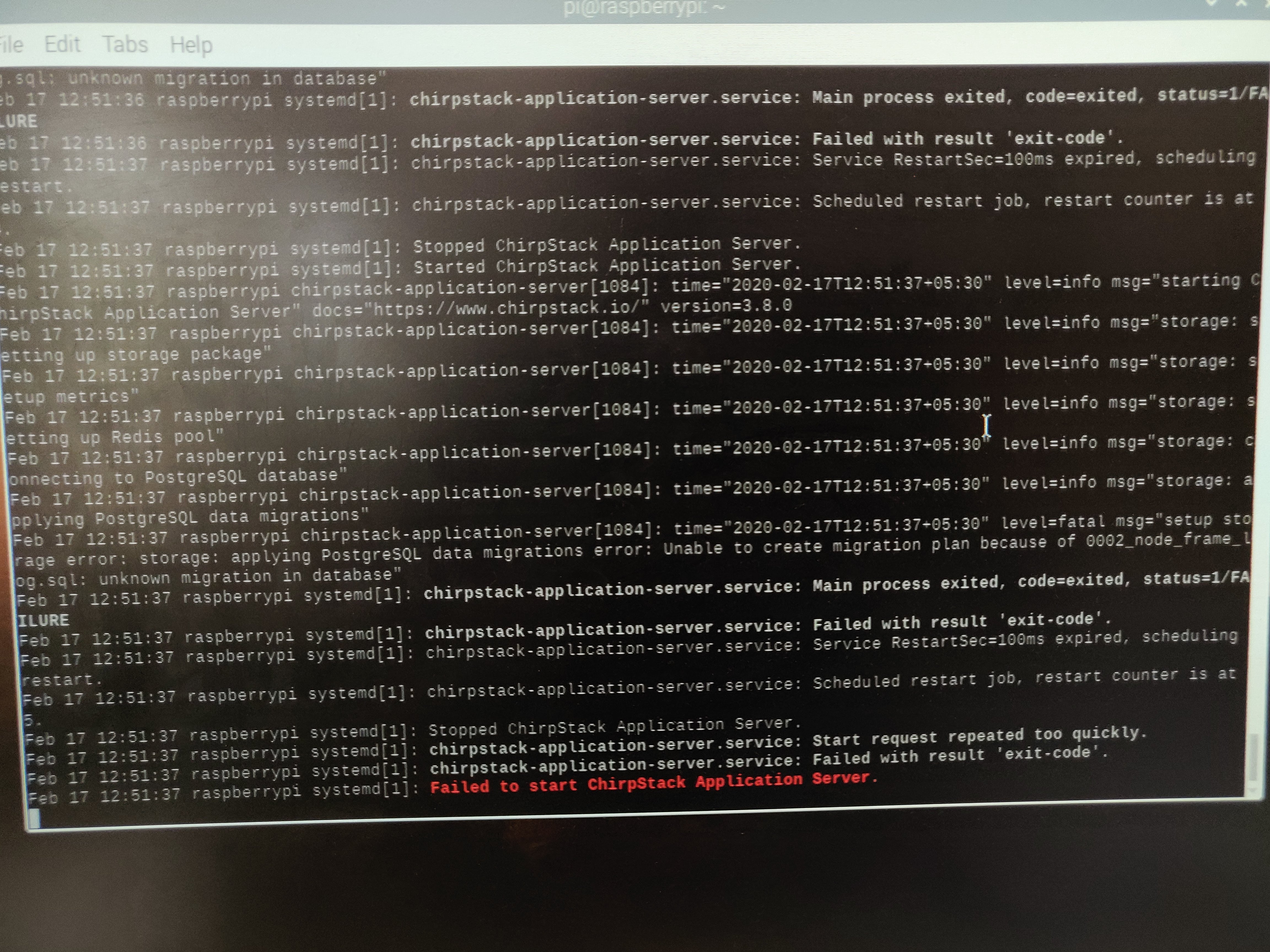 Chirpstack Server
